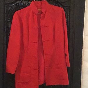 Shanghai Tang Silk Cherry Jacket